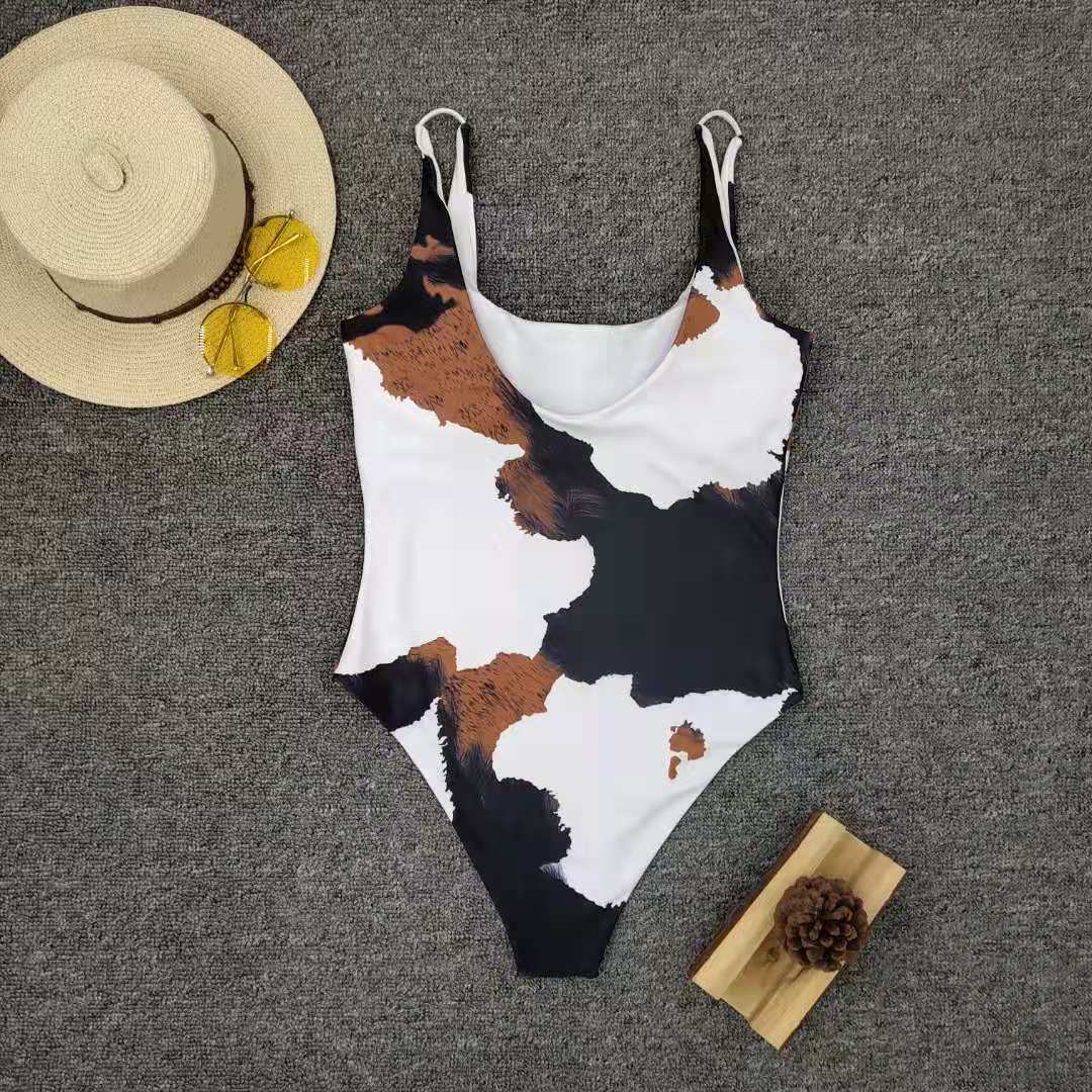 Women's Fashion Personality New Print Split Bikini