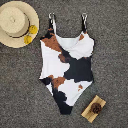 Women's Fashion Personality New Print Split Bikini