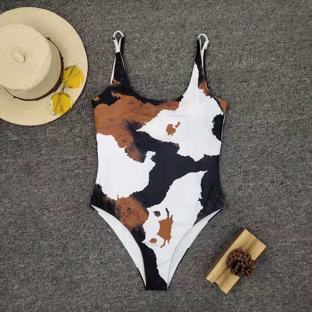 Women's Fashion Personality New Print Split Bikini