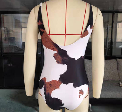 Women's Fashion Personality New Print Split Bikini